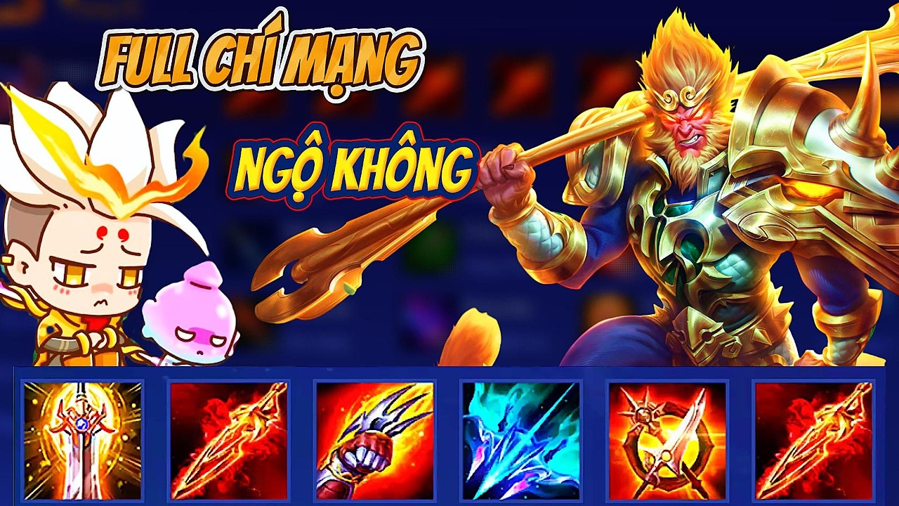 BUILD ĐỒ NGỘ KHÔNG 100% CHÍ MẠNG CÓ HỤT ĐƯỢC KHÔNG 2060  -  InuYashaYK #ngokhong #lienquan