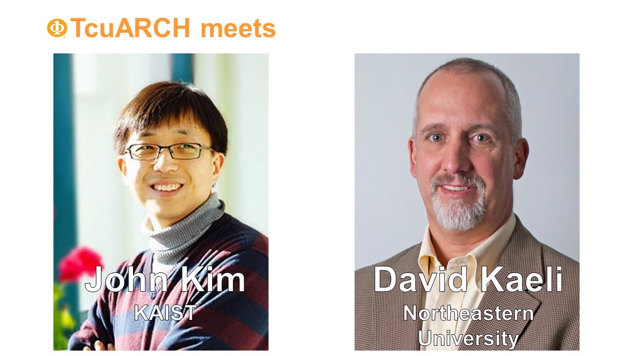 TCuArch meets with Prof David Kaeli and Prof John Kim at HPCA/CGO'23