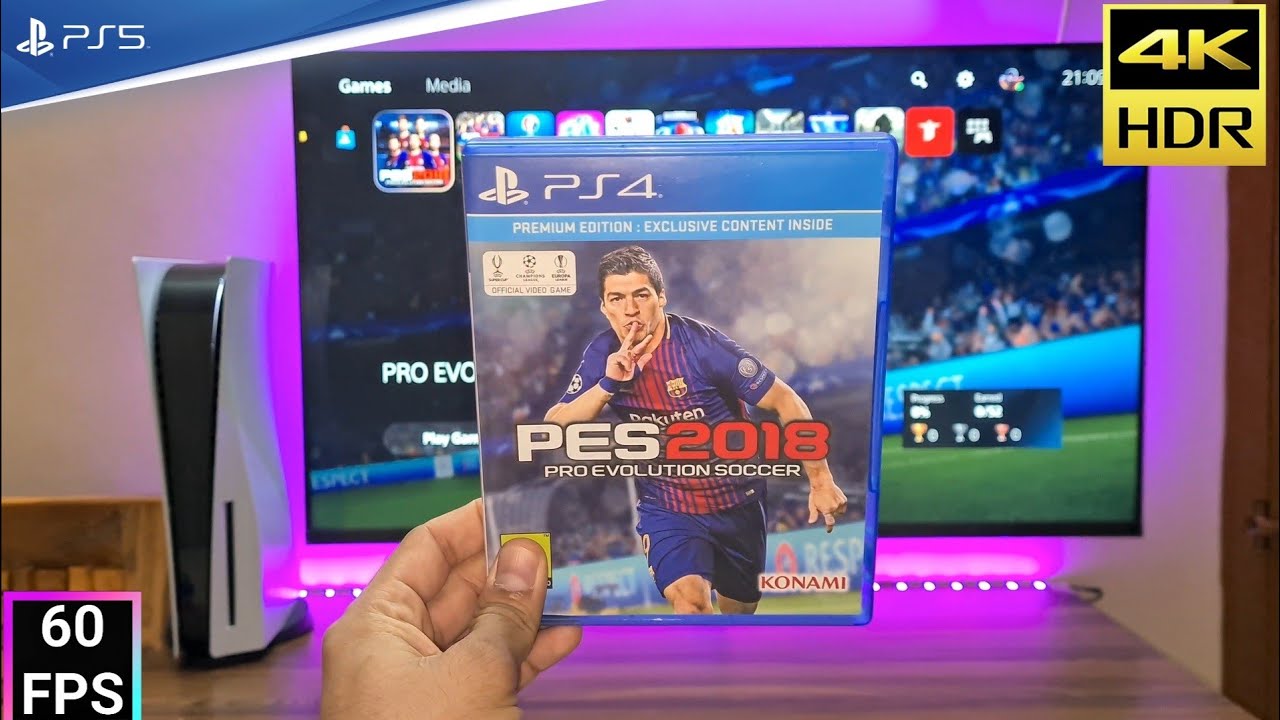 PES 18 in 2022 Nostalgia🥺(PS5 Gameplay) 4K HDR 60FPS