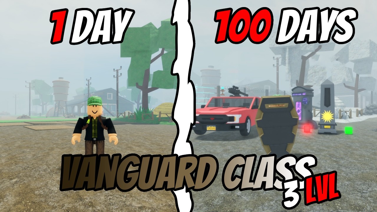 Survive the Apocalypse - Playing as  Vanguard Class(3 lvl)  - Full Gameplay | Roblox
