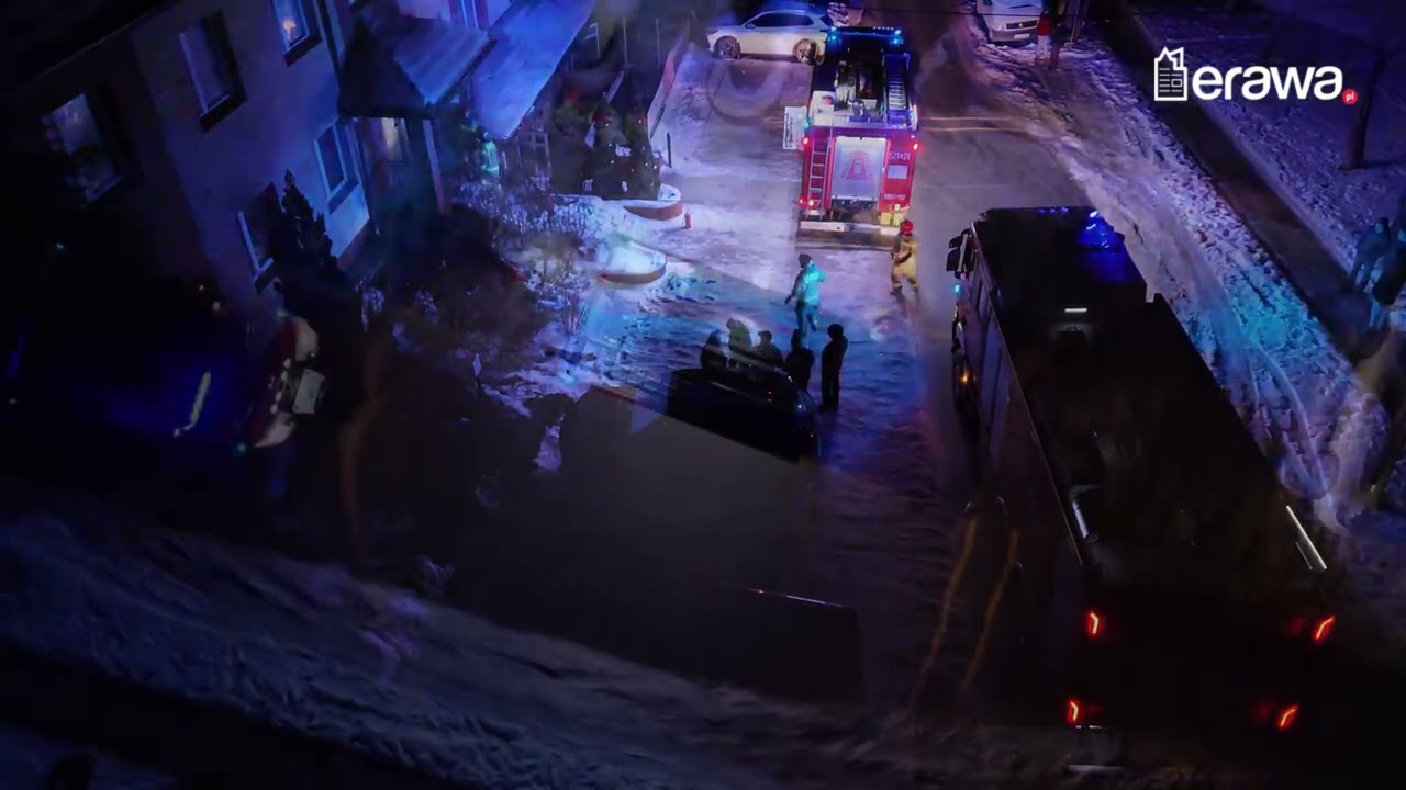 Pożar skrzynki elektrycznej przy ul. Cmentarnej w Rawie Mazowieckiej / eRawa.pl