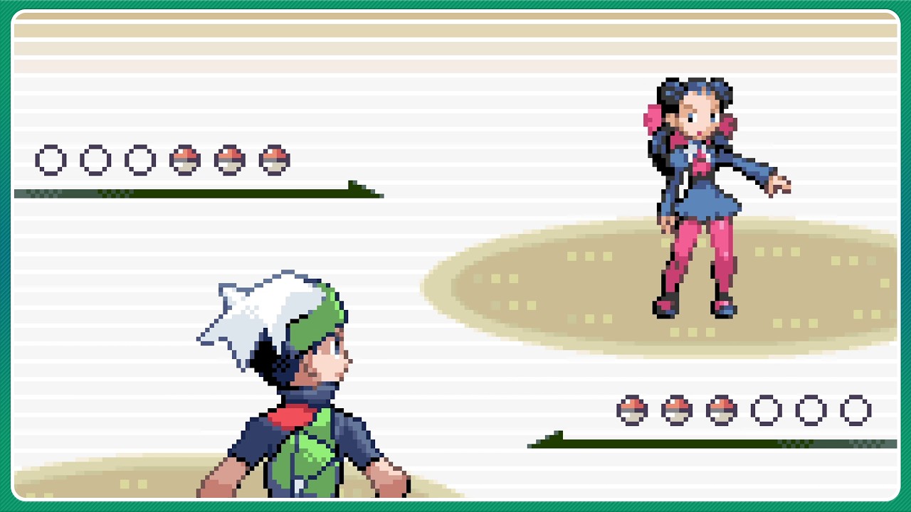 Pokémon Emerald Randomizer - Gym Leader Roxanne Pokemon Battle
