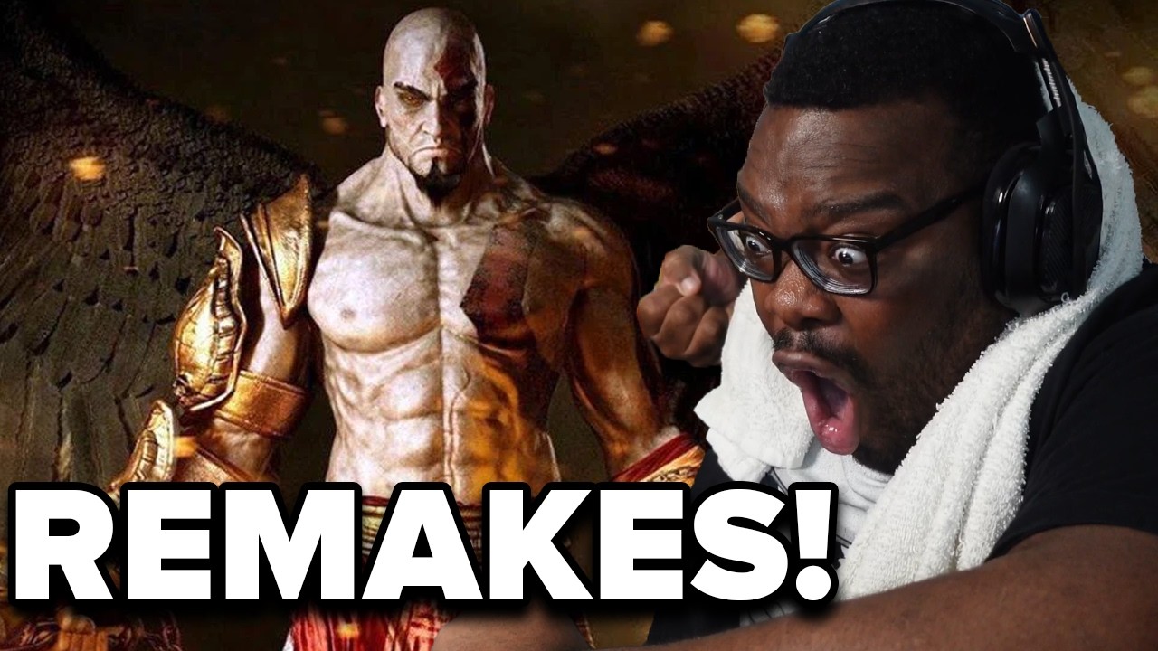 Реакция блогеров на новость о грядущих ремейках трилогии God of War?!