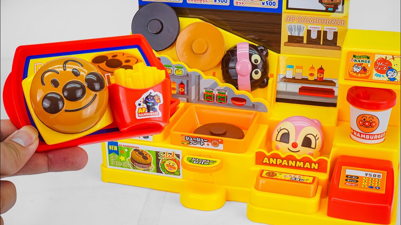 92 Minutes Satisfying with Unboxing Cute Anpanman Hamburger Shop Playset Toys Collection ASMR 😊