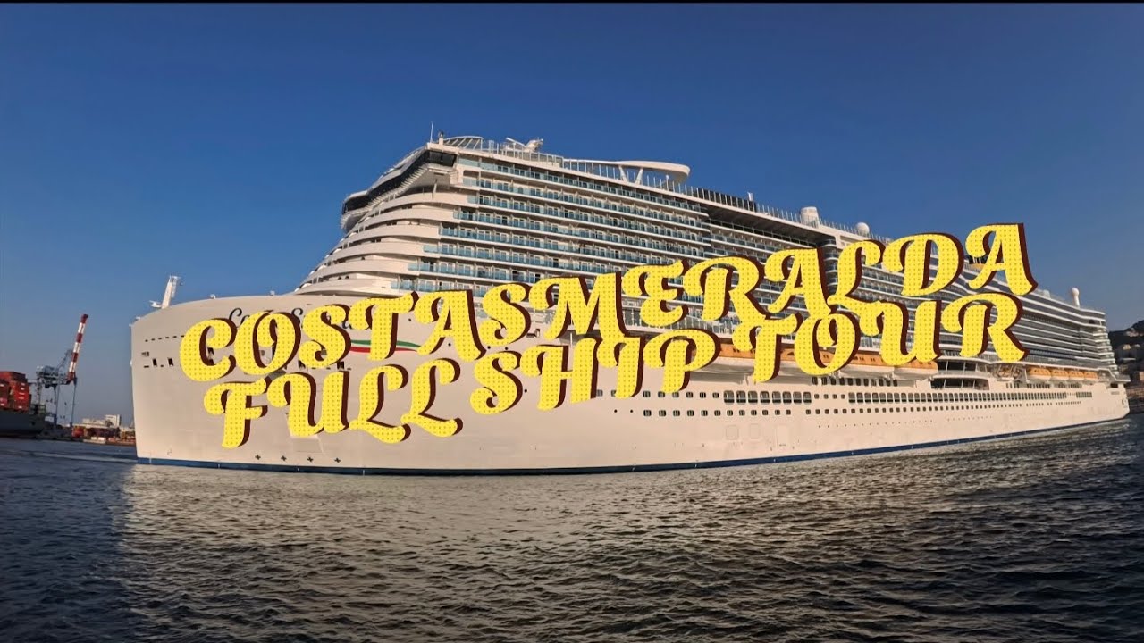 Costa Smeralda full ship tour. Tour completo para el barco