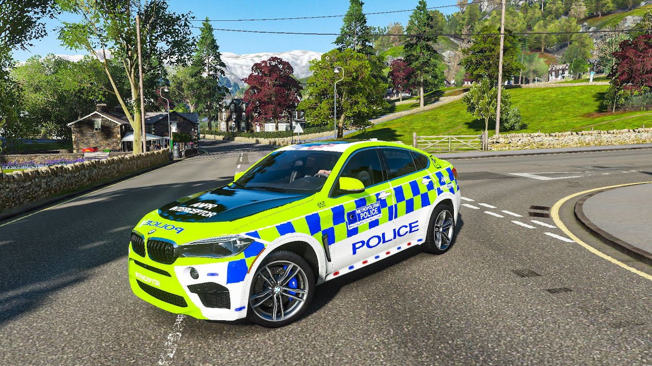 АСМР МОЙ РАБОЧИЙ ДЕНЬ НА BMW X6M В ПОЛИЦИИ l ASMR FORZA HORIZON 4