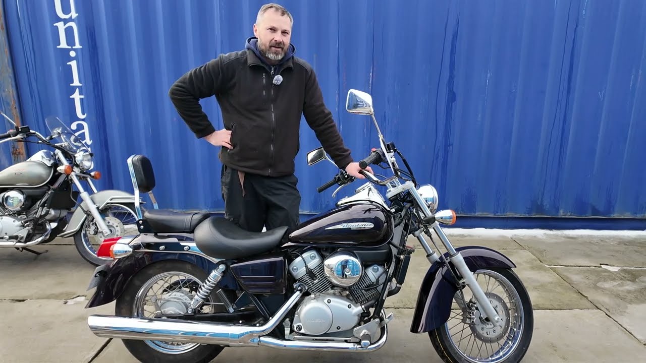 Honda Shadow 125 1999r, 7700km, ciemny granat