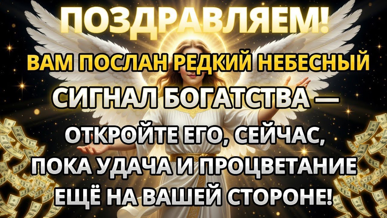 🚨 ВАМ ПОСЛАН РЕДКИЙ НЕБЕСНЫЙ СИГНАЛ… Вы заметили его СЕГОДНЯ?