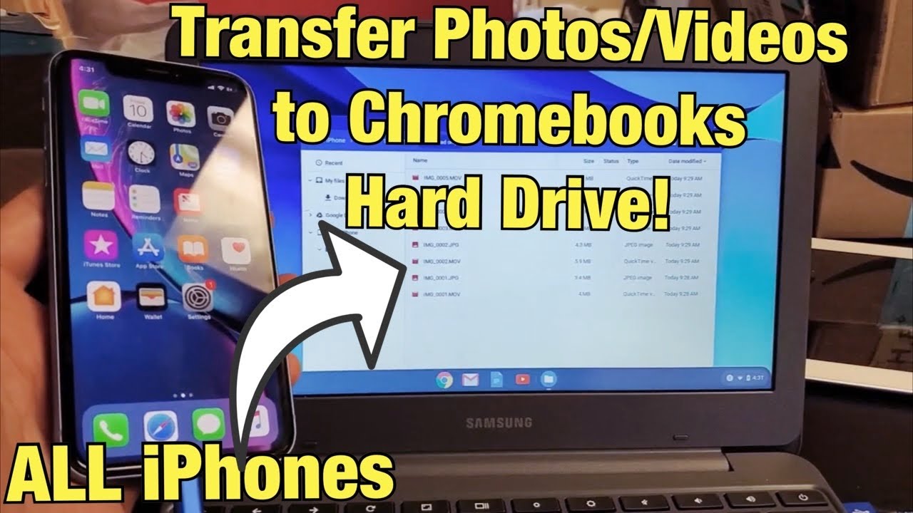 Все iPhone: как перенести фотографии и видео на жесткий диск Chromebook