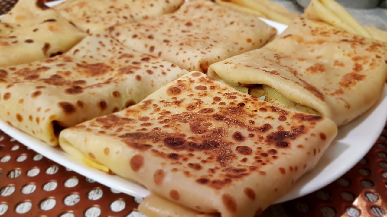 مذاق لا يقاوم كريب مالحة بمكونات بسيطة في اخر لحظة عملتها 🤤🤤