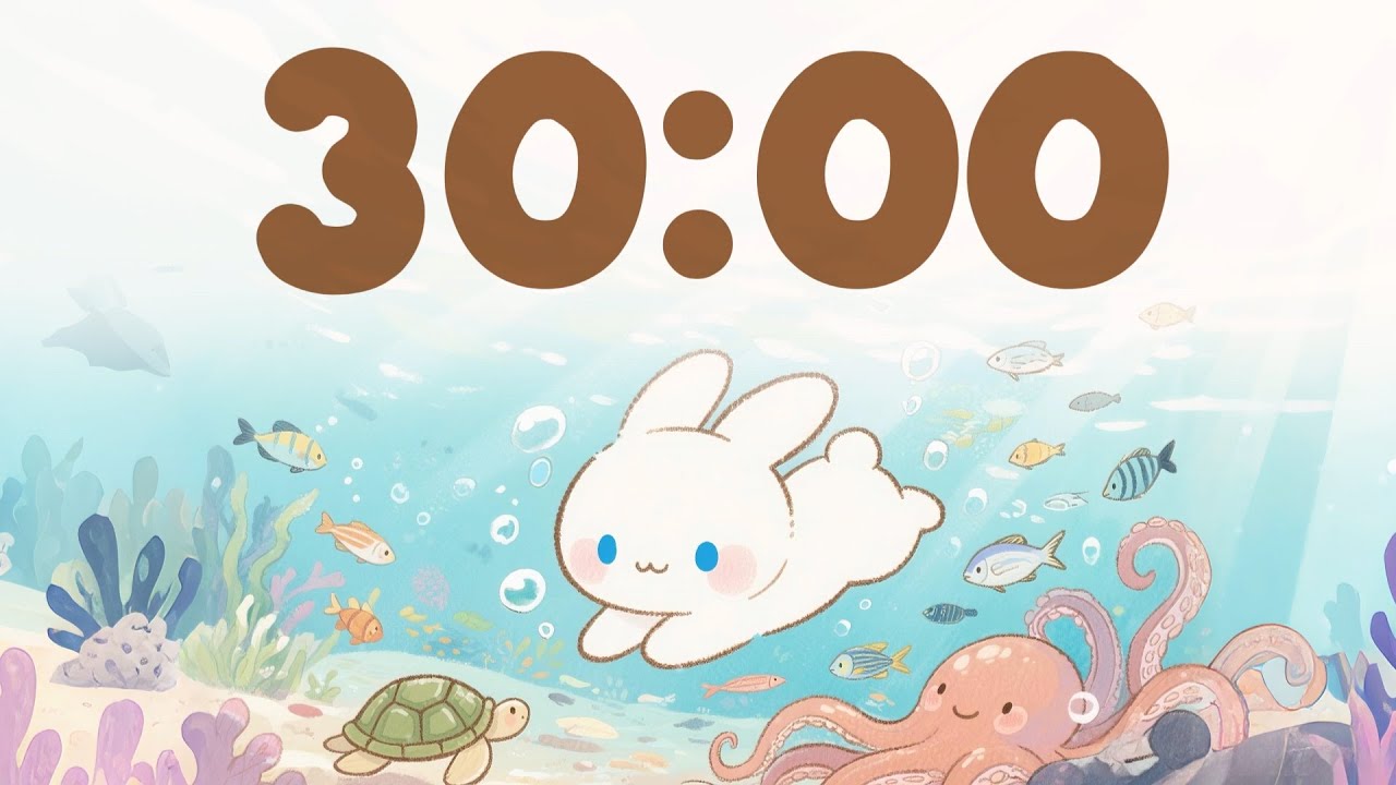 under the Sea 🎵 30 minute timer with music for classroom