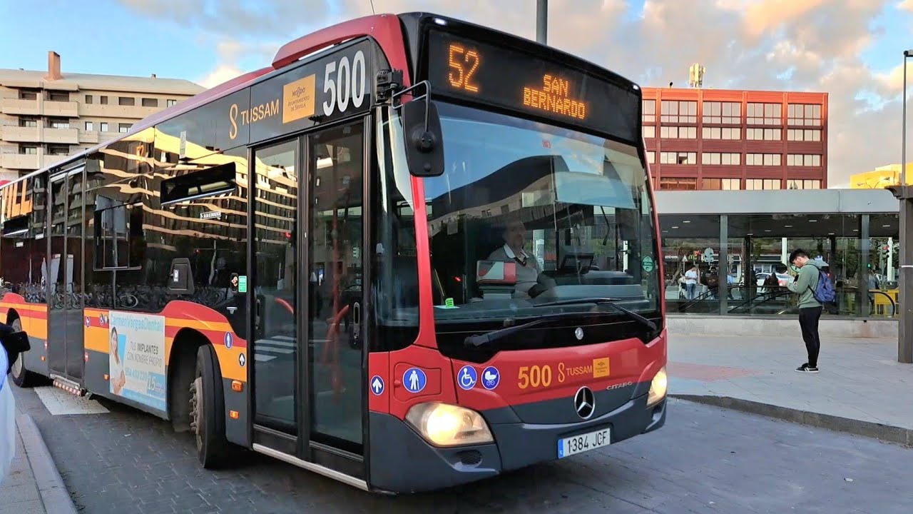 TUSSAM Línea 52: San Bernardo - Bda. Palmete | Mercedes-Benz Citaro C2 | Bus urbano de Sevilla