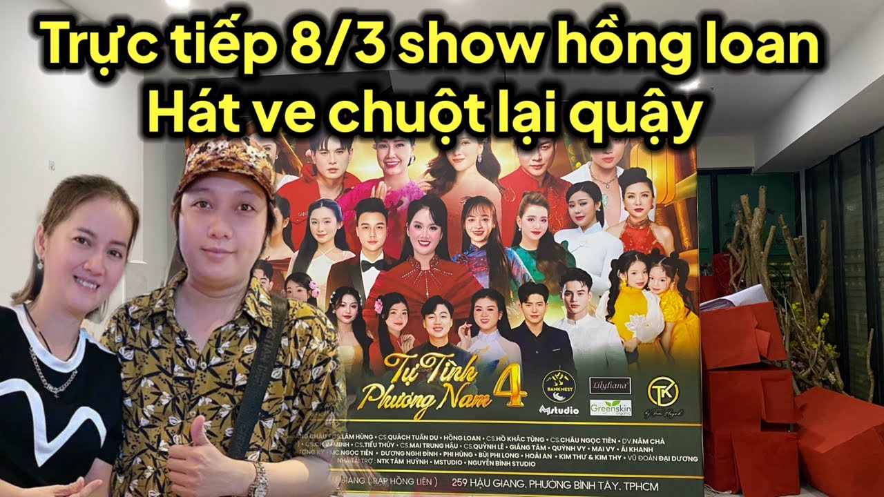 Trực tiếp show 8/3 ve chuột tới quậy