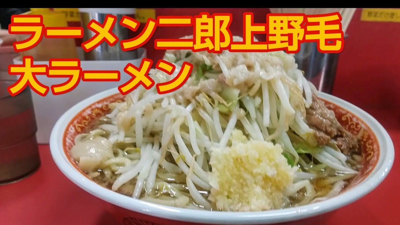 【ラーメン二郎上野毛】大ラーメン❗細くて短い非乳化二郎