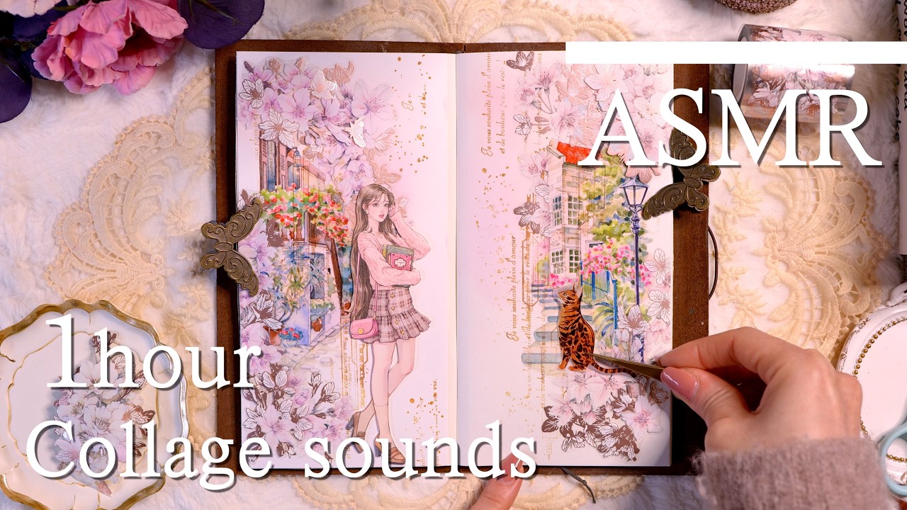 [ASMR]  コラージュの音 |  作業,勉強,睡眠 | collage sounds | relaxing sounds