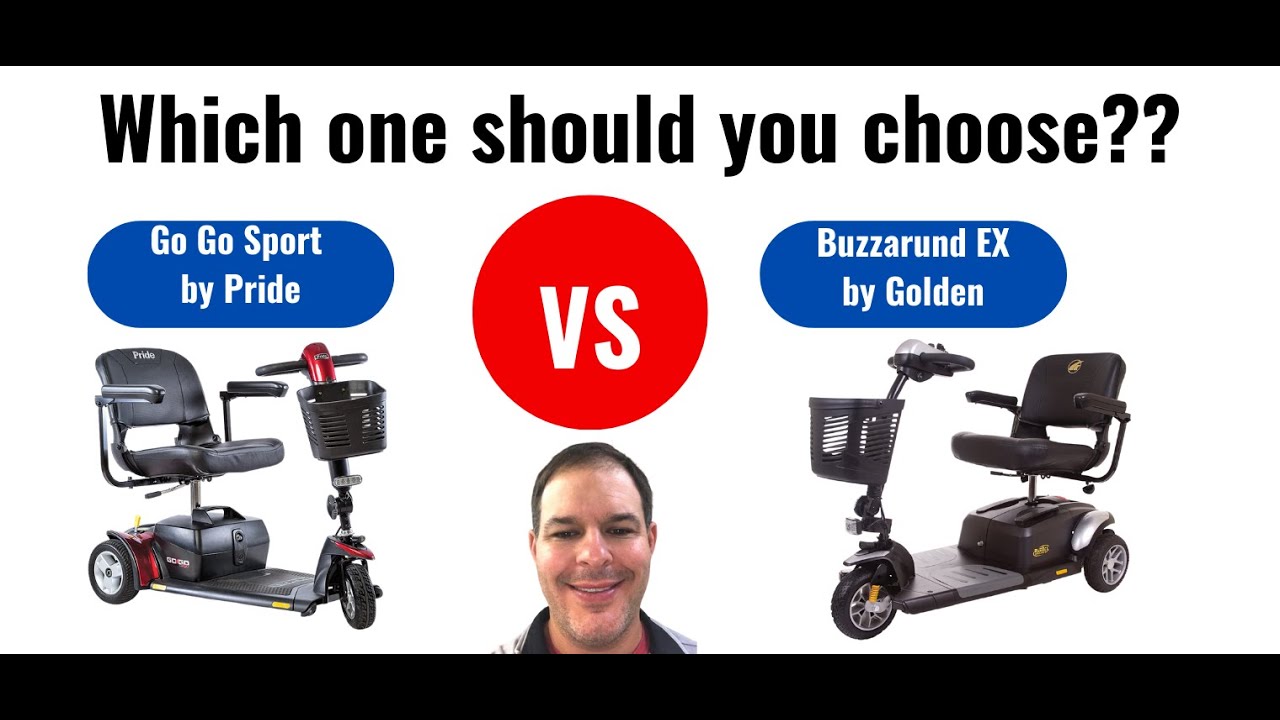 Pride Mobility Go Go Sport Scooter vs. Buzzaround EX by Golden Technologies