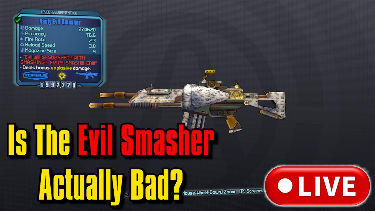 Is The Evil Smasher Actually Bad In Borderlands 2?