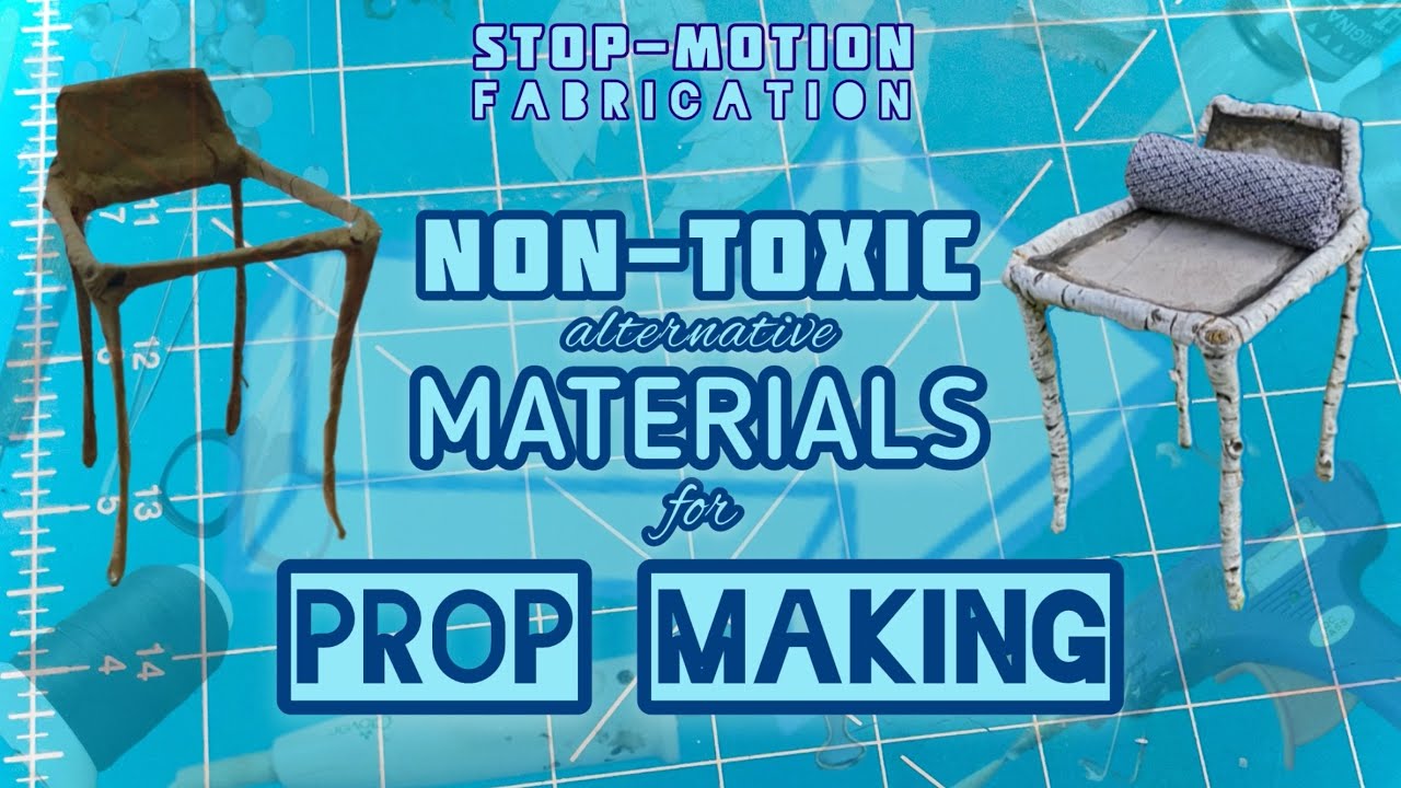 StopMo Prop Fab - Non-Toxic Materials - Chair Build Example