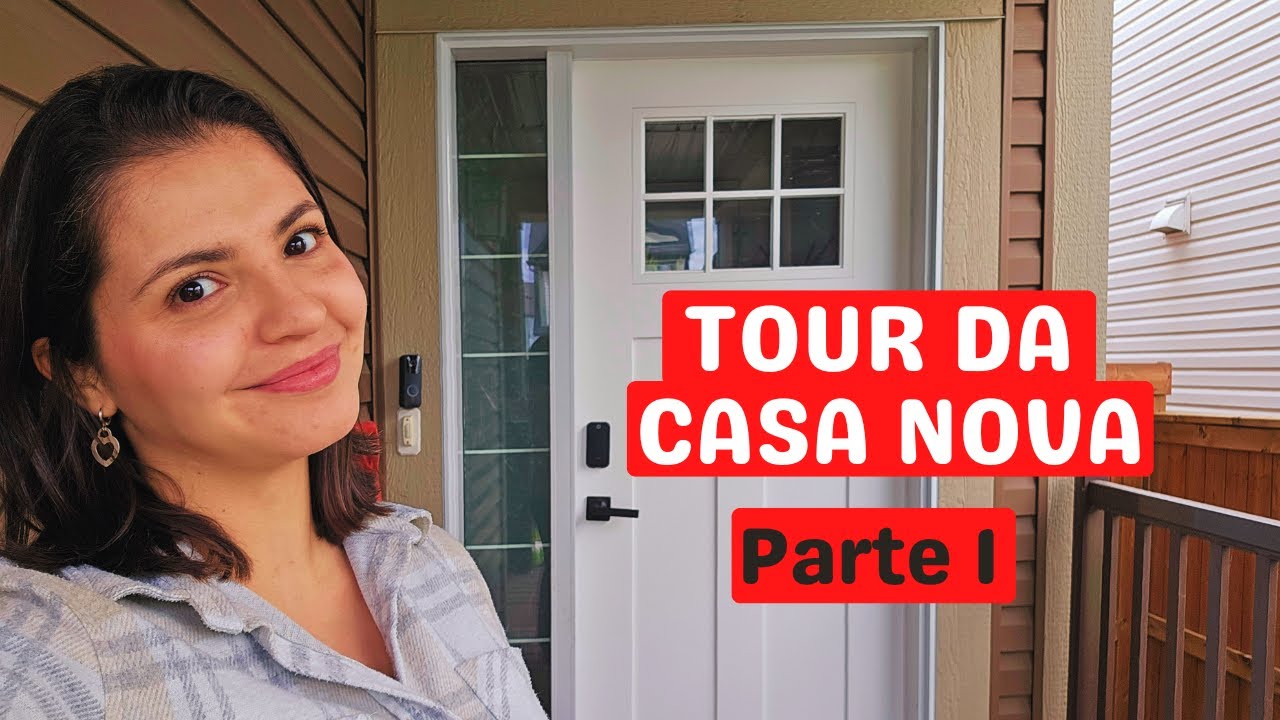 ANDAR PRINCIPAL: TOUR da nossa NOVA CASA aqui no CANADÁ! Parte 1...