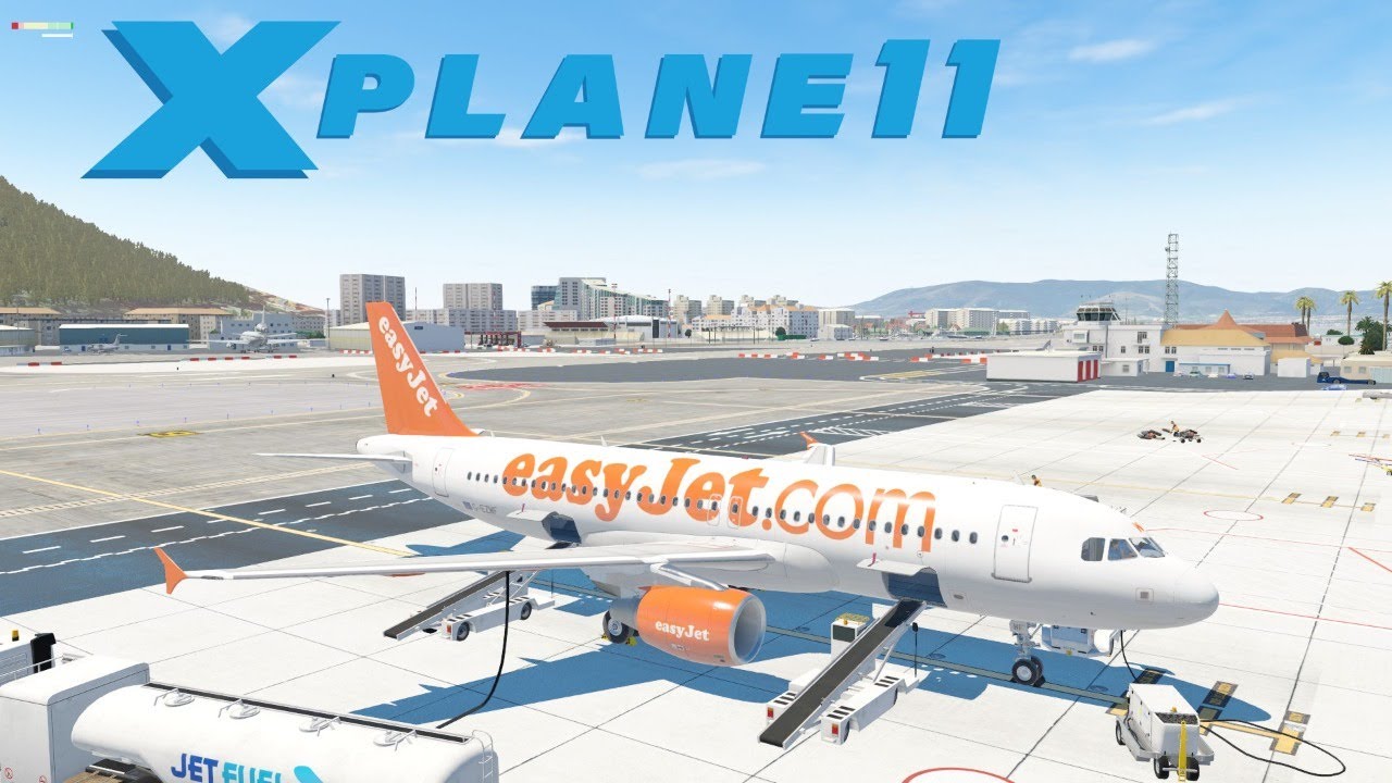 easyJet on a not so easy Gibraltar LXGB | FFA320 xEnviro VATSIM