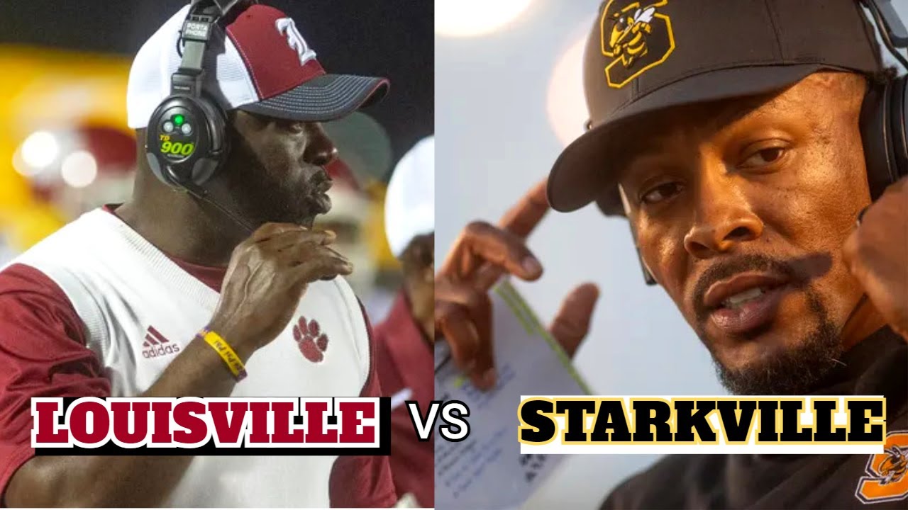 Perennial Powerhouses Collide🥊#1 Louisville(4A) vs #2 Starkville(7A)||MS High School Football Week 4