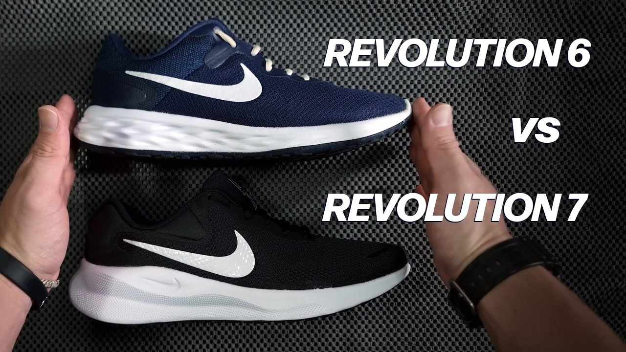 COMPARAÇÃO do tênis NIKE REVOLUTION 6 vs REVOLUTION 7