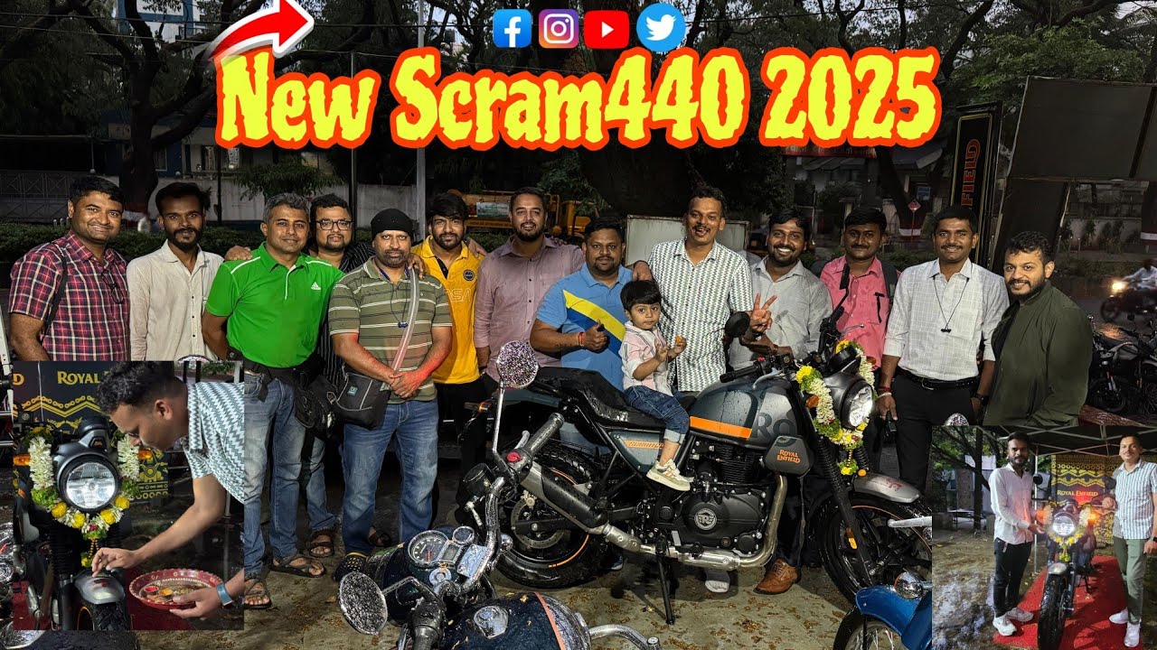 Finally apli New Bike Delivery milali | Swagatala Ala Paus😍 | PUNEs 1st #Scram440  #Delivery