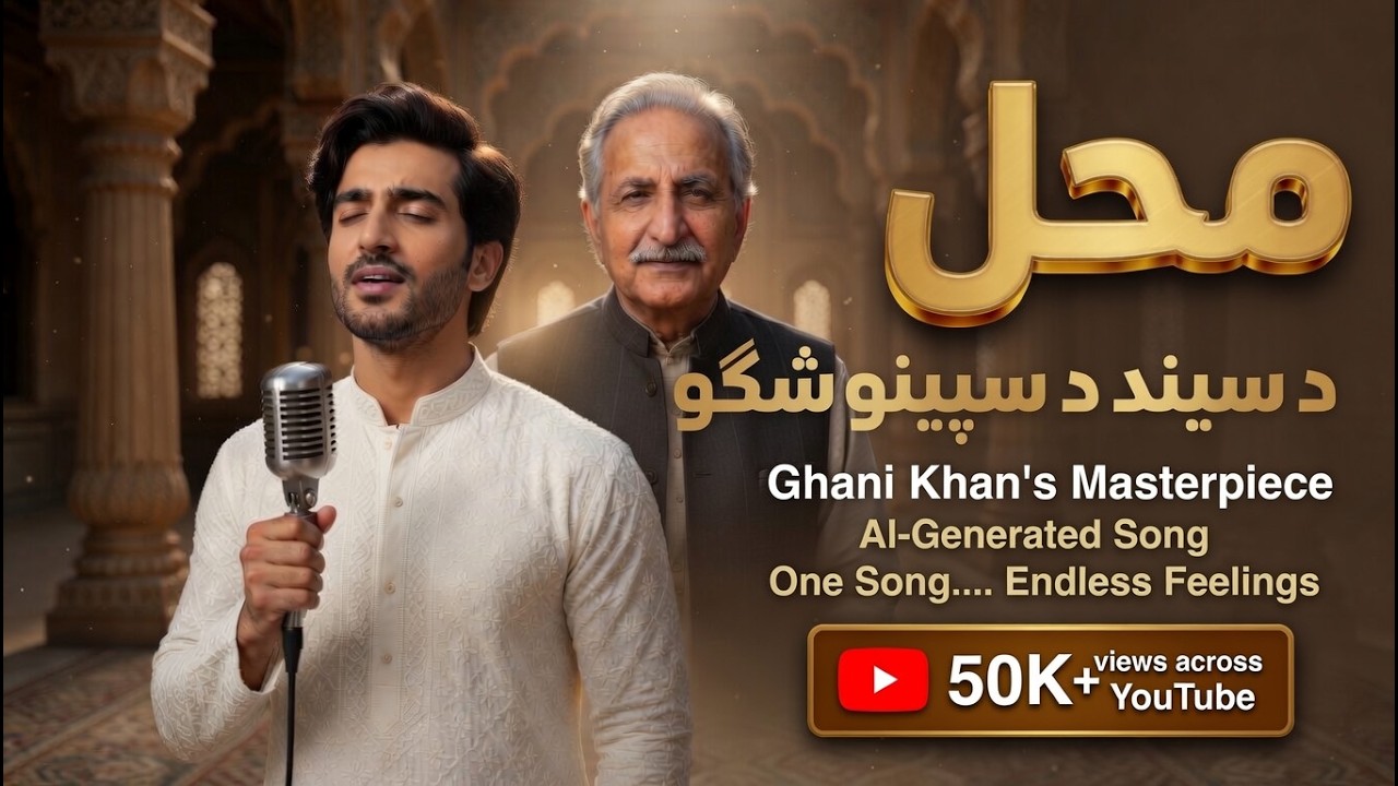 MAHAL (Da Seen Da Speno Shago) – GHANI KHAN | New Pashto Song 2026 | AI Music | Ahang AI Studio