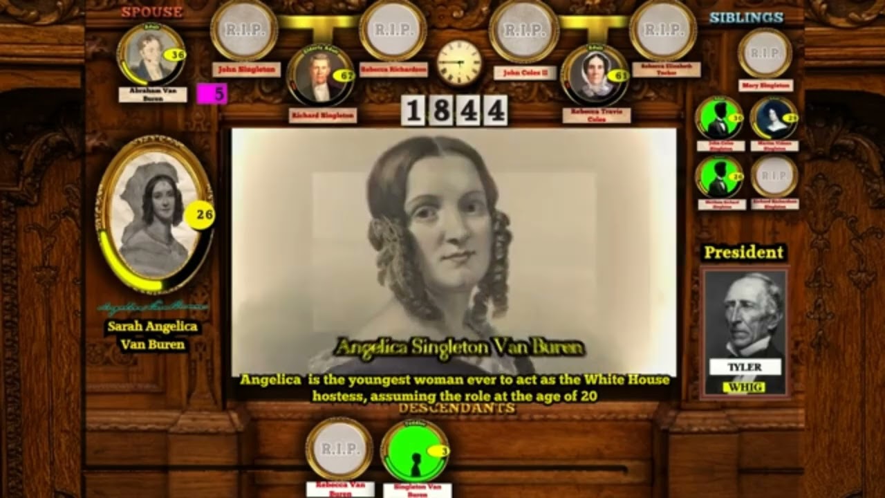 First Lady of Presidents American 1-9 Part 2
