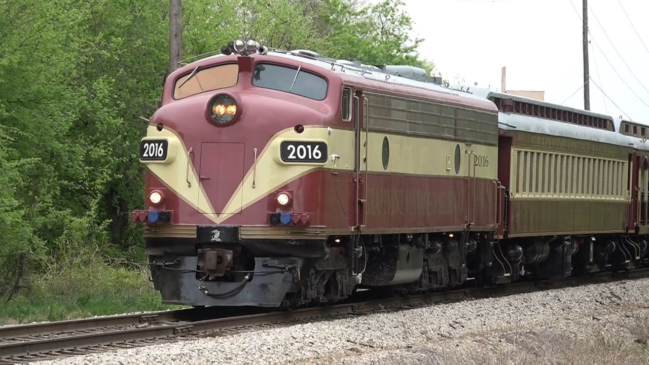 Fort Worth Stockyards Grapevine Vintage Railroad Trinity River Train Excursion in HD