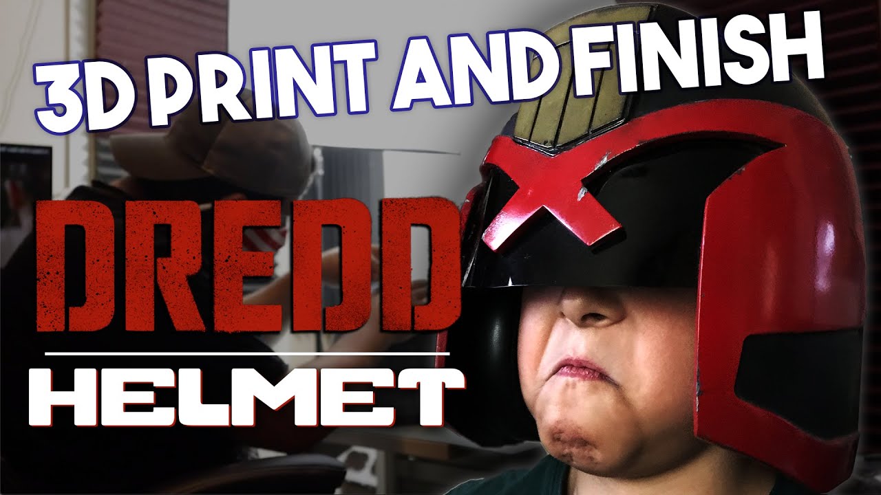 Making a Dredd Helmet | Garrett Makes...