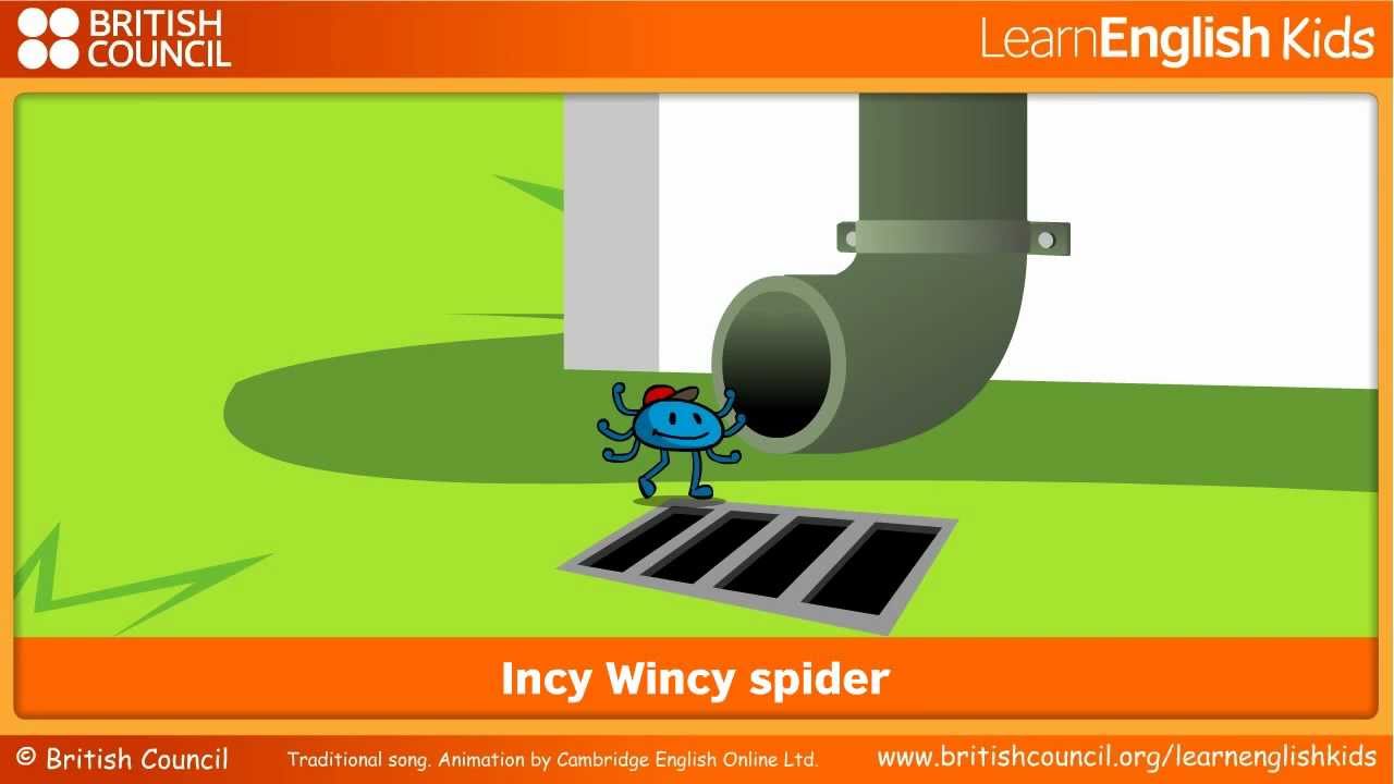 Incy Wincy spider - Nursery Rhymes & Kids Songs - LearnEnglish Kids British Council