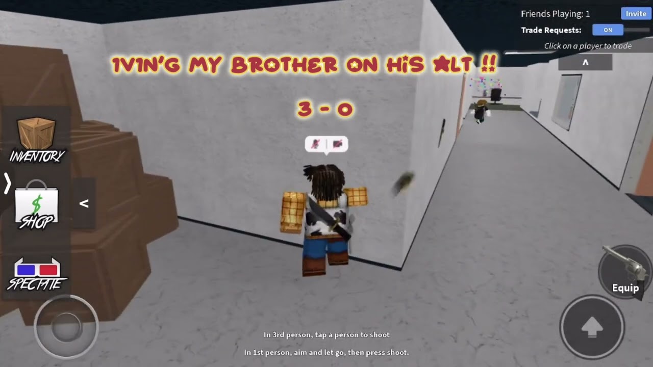 1v1n&rsquo;g my brother on his alt!! :D