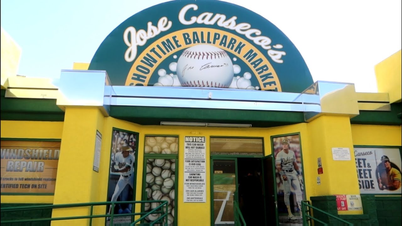 JOSE CANSECO Runs A Car Wash & Mini Mart! LAS VEGAS Oakland A's