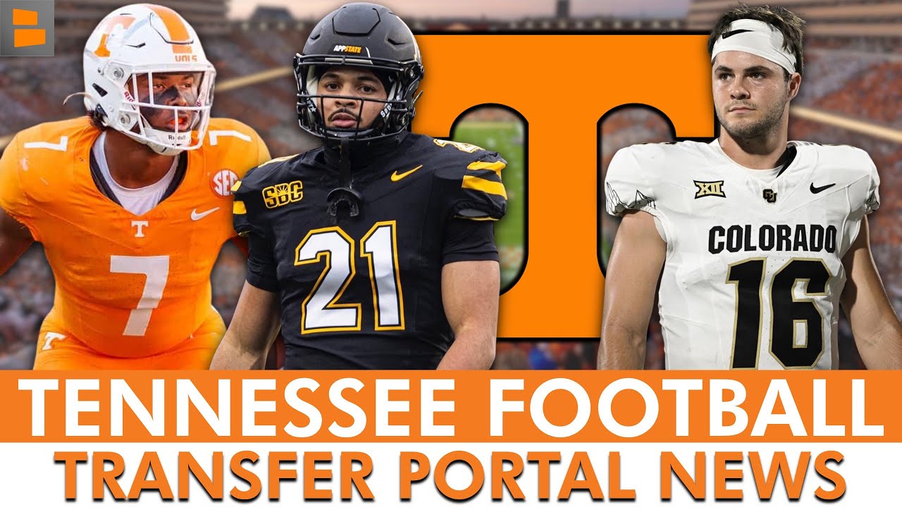 🚨MAJOR Tennessee Football News You NEED TO SEE! Tennessee Transfer Portal News