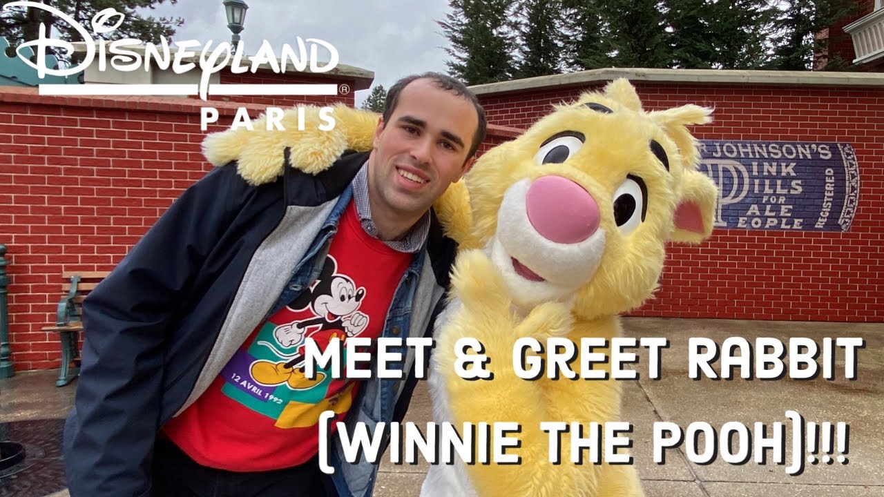 Disneyland Paris: Meet & Greet Rabbit (Winnie the Pooh)!