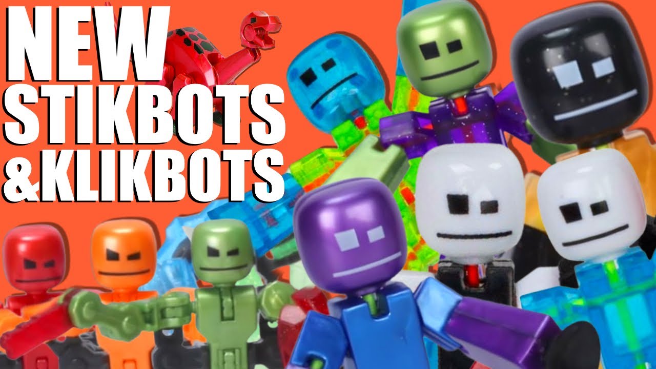 *НОВИНКА* Металлические Klikbots и разноцветные Stikbots!