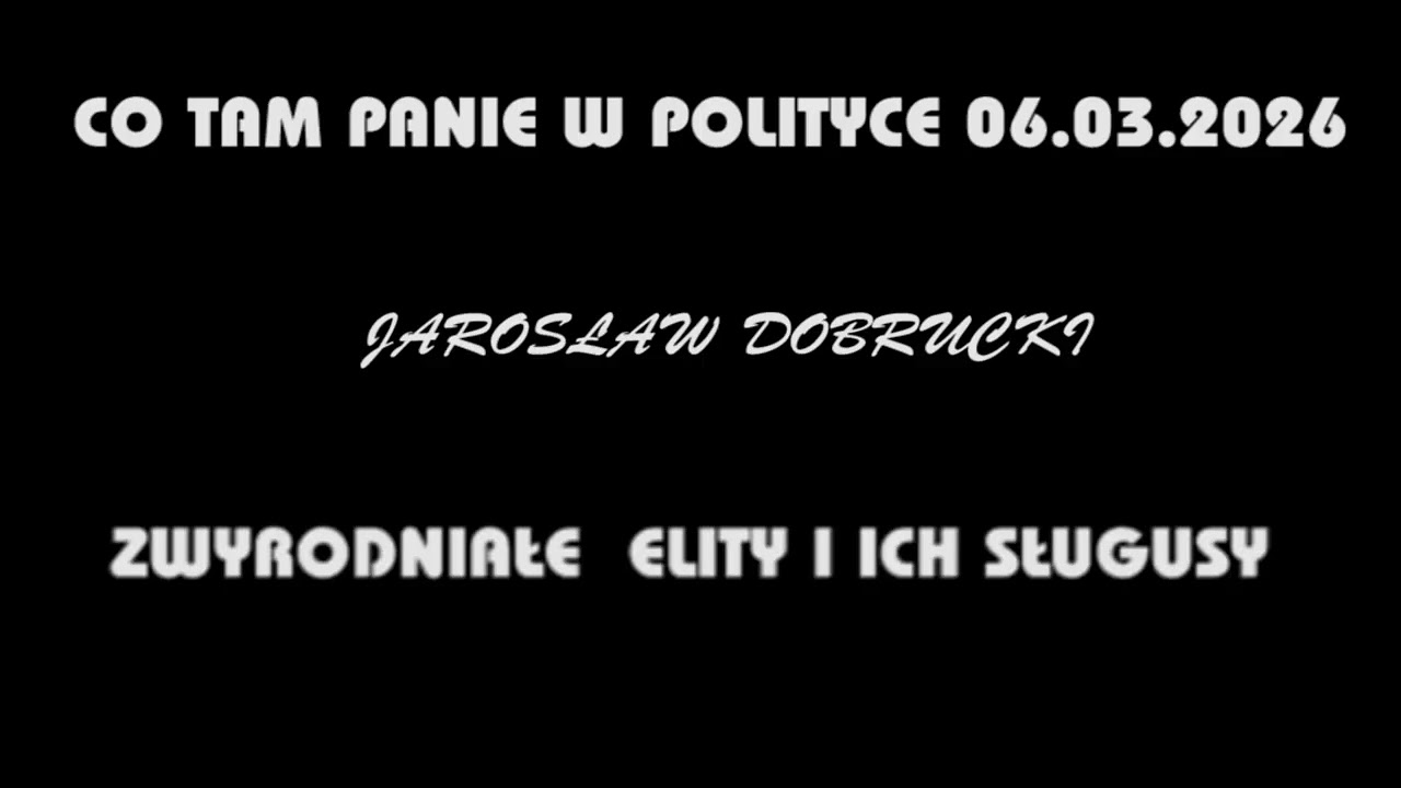 ELITY I ICH SŁUGUSY - Jarosław Dobrucki
