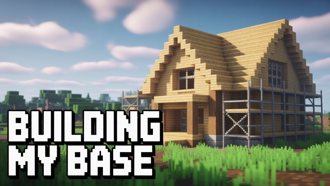 Building My Starter House in Hardcore Minecraft ep 3