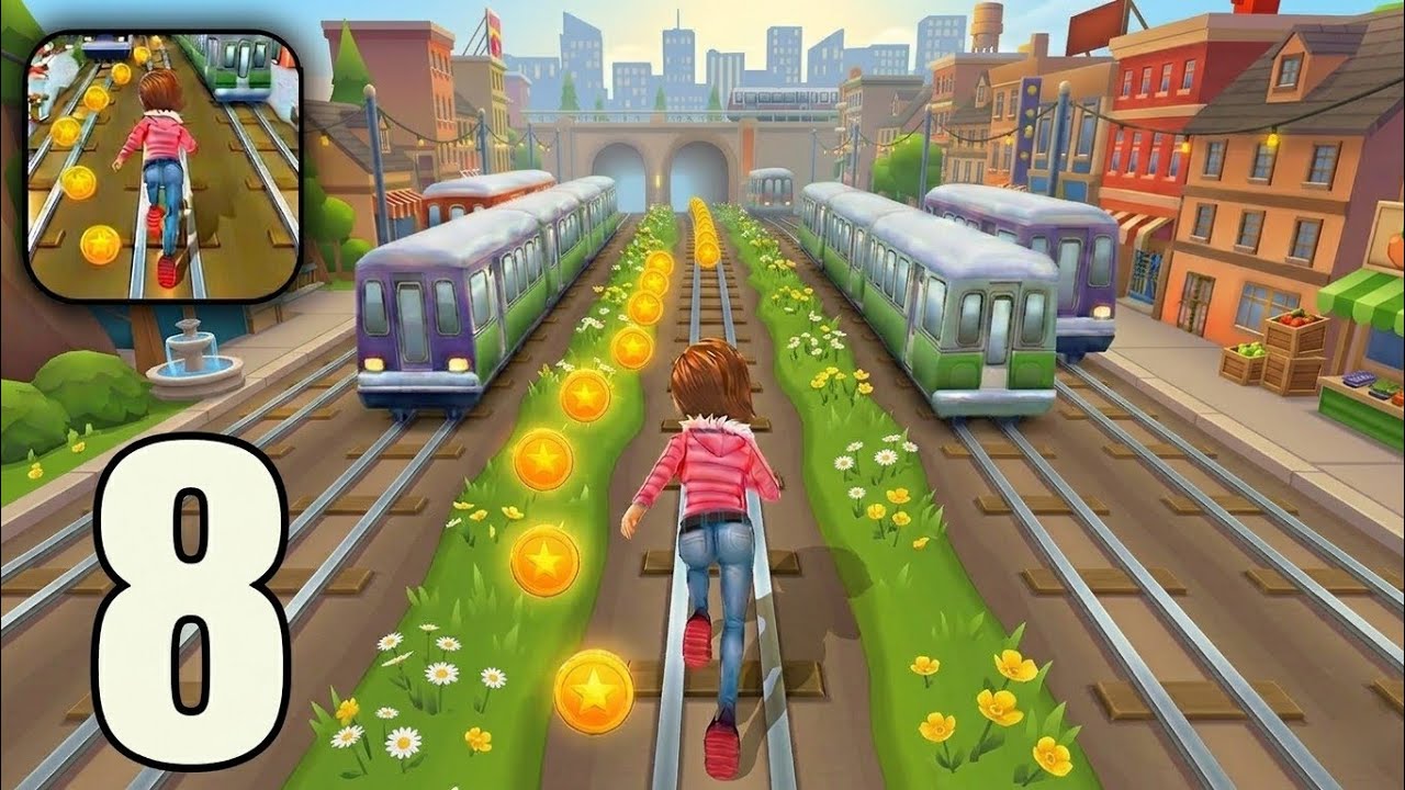 Subway Princess Runner - Gameplay Walkthrough Part 8 Tutorial & High Speed Run (Android & iOS)
