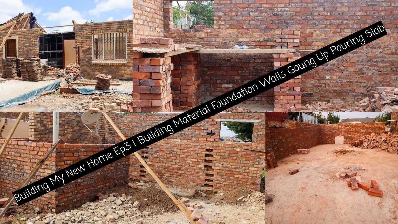 Building My New Home Ep3 I Foundation I Walls Going Up I Pouring Slab