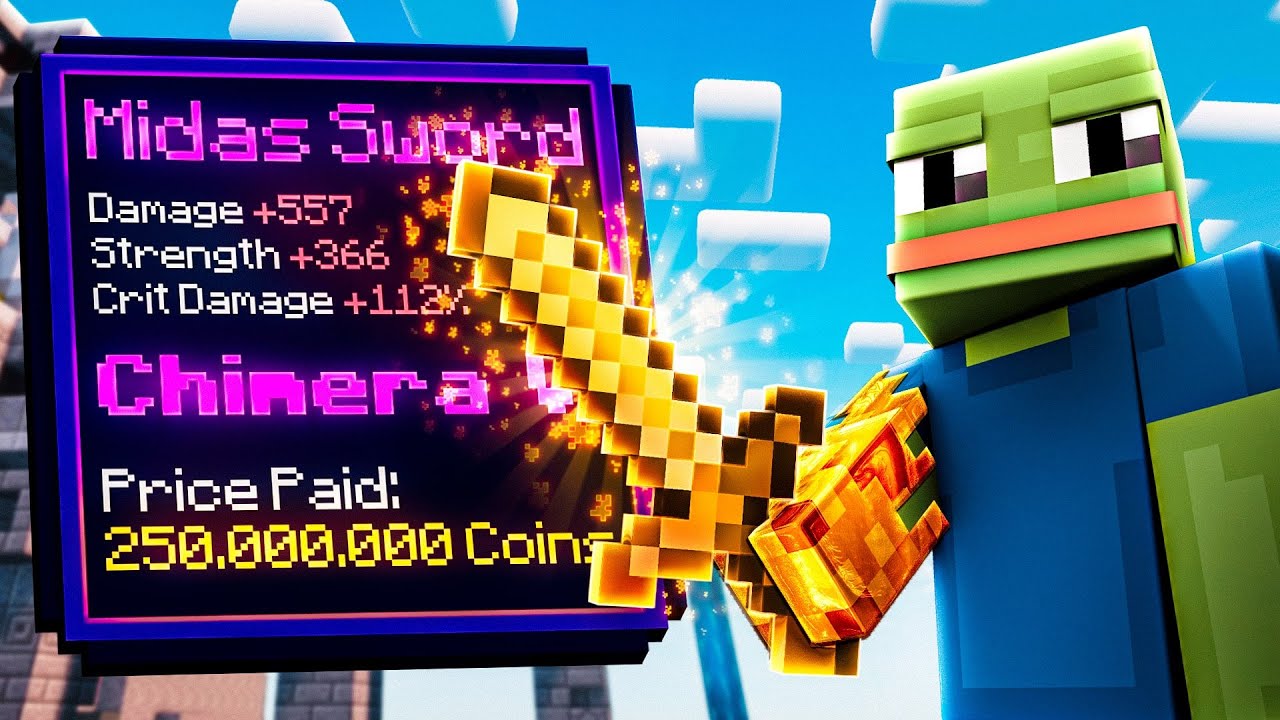 Я гипермаксил меч Мидаса | Hypixel Skyblock