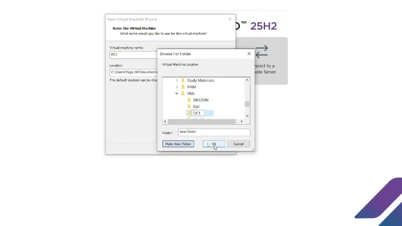 4. Creating VM for Windows Server 2025