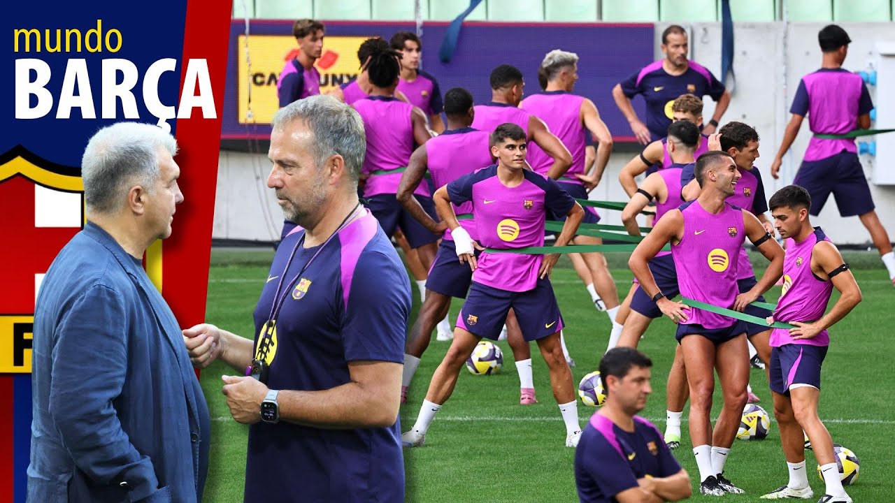 LAMINE, LEWANDOWSKI, RASHFORD… ¡ASÍ ENTRENÓ EL BARÇA EN JAPÓN!