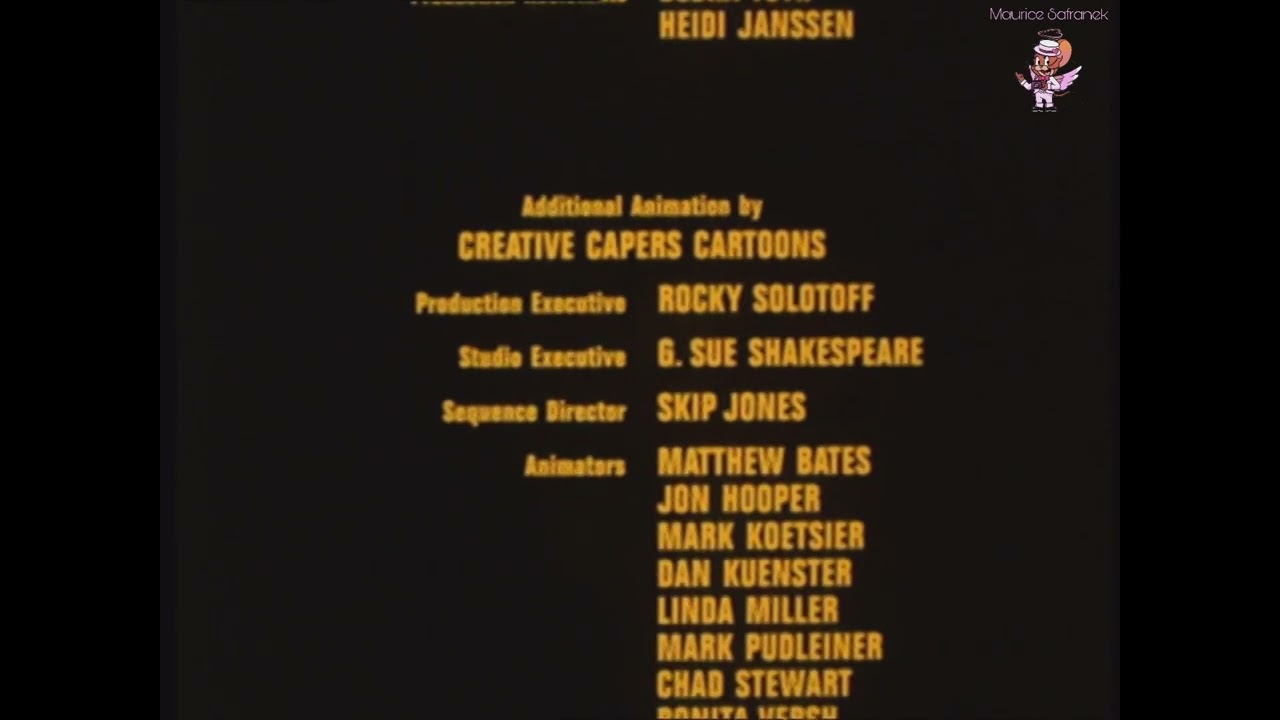 Tom and Jerry The Movie 1992 End Credits on DVD (2003)