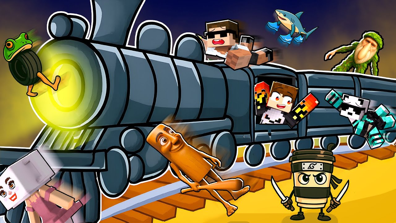 Escaping Brainrot Dead Rail In Roblox !!!