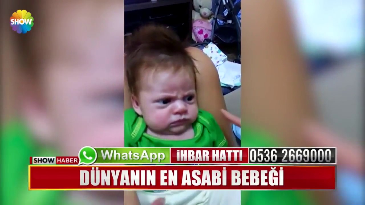 Dünyanın en asabi bebeği