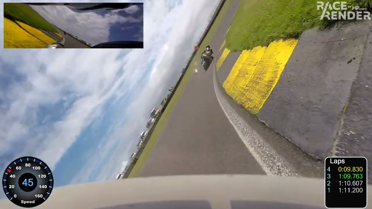 Pirelli Super Series 600 Onboard | Race 2 Anglesey Coastal | 1:09:7 | Damp | Red Flag