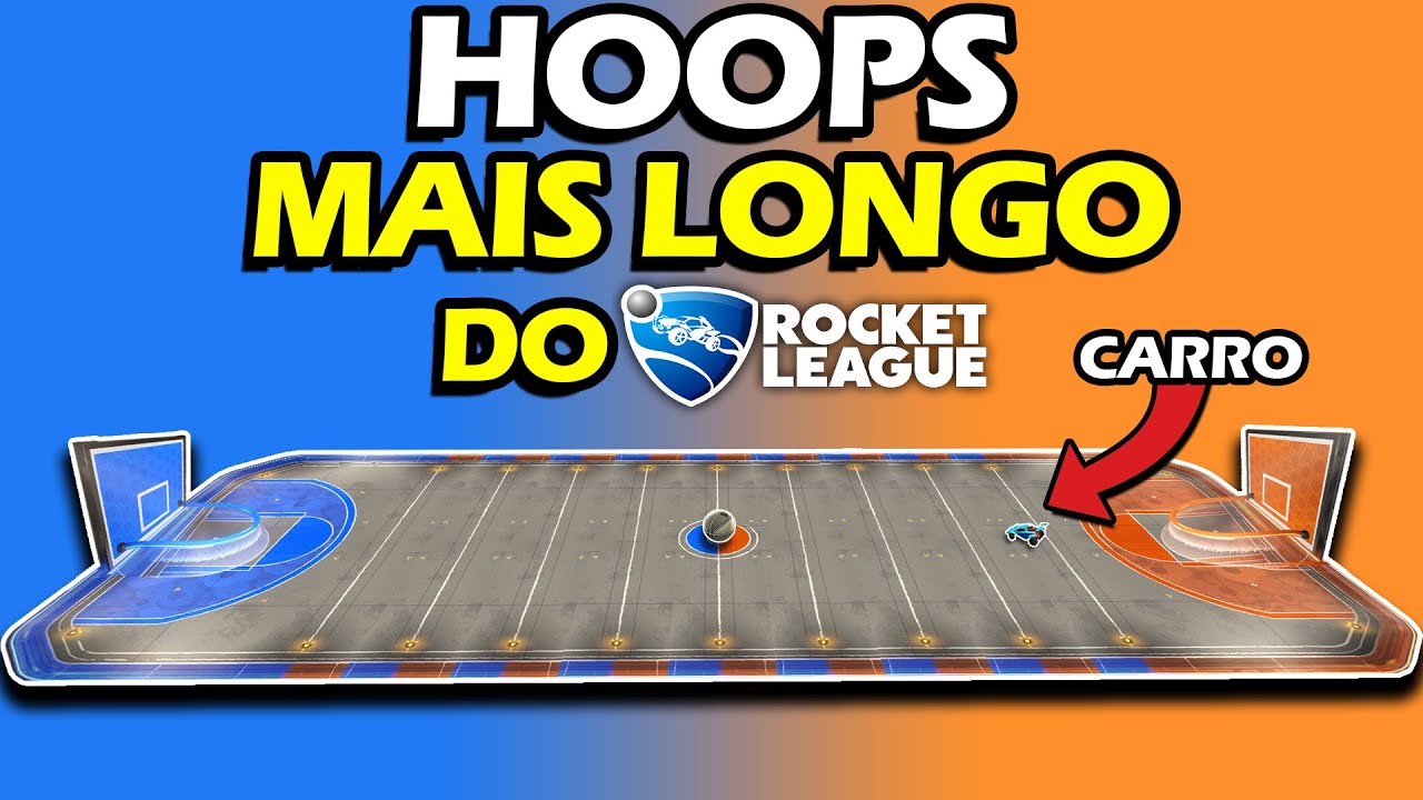 BASQUETE com o MAPA MAIS LONGO do Rocket League