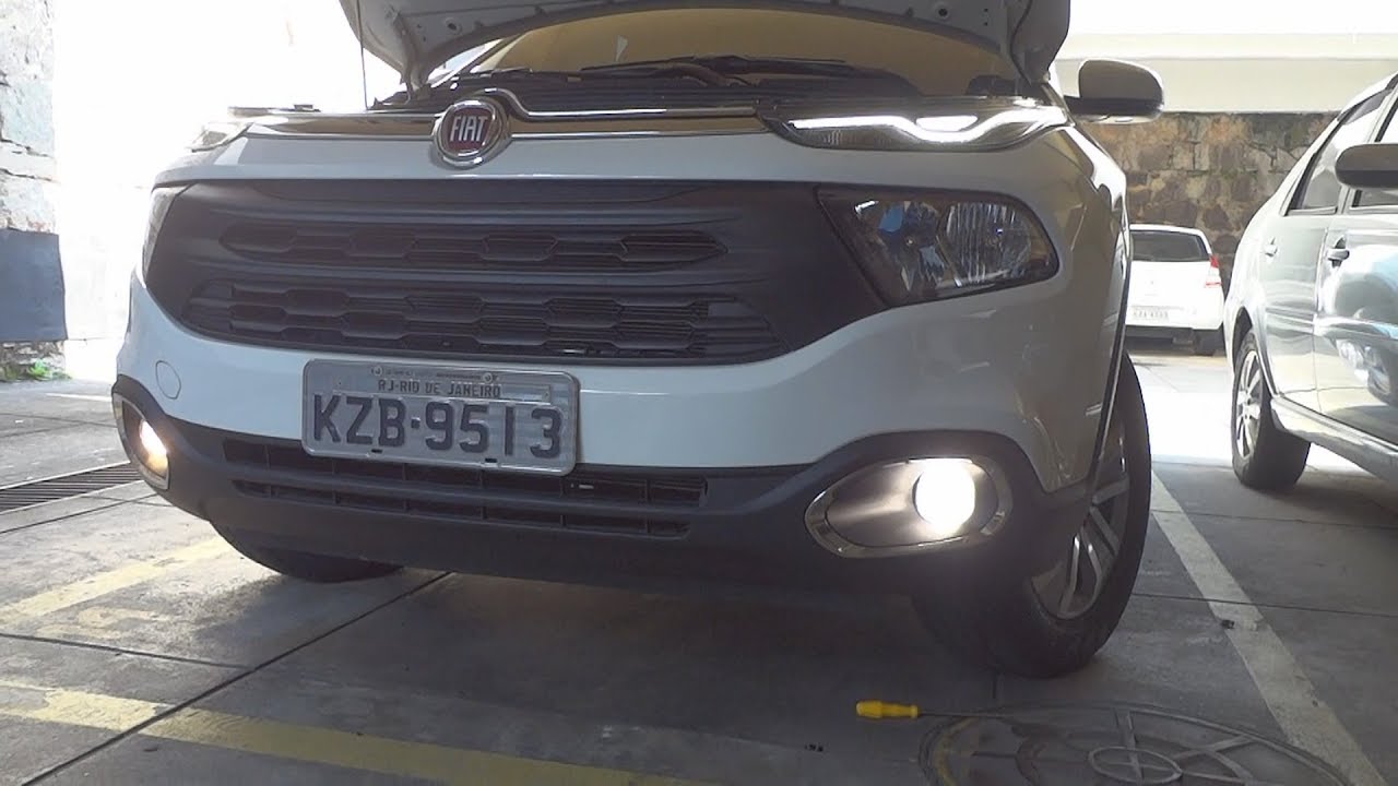Como Trocar Lâmpada Farol de Milha FIAT TORO - Trocar Lâmpada Farol Neblina FIAT TORO 2018 - FVM